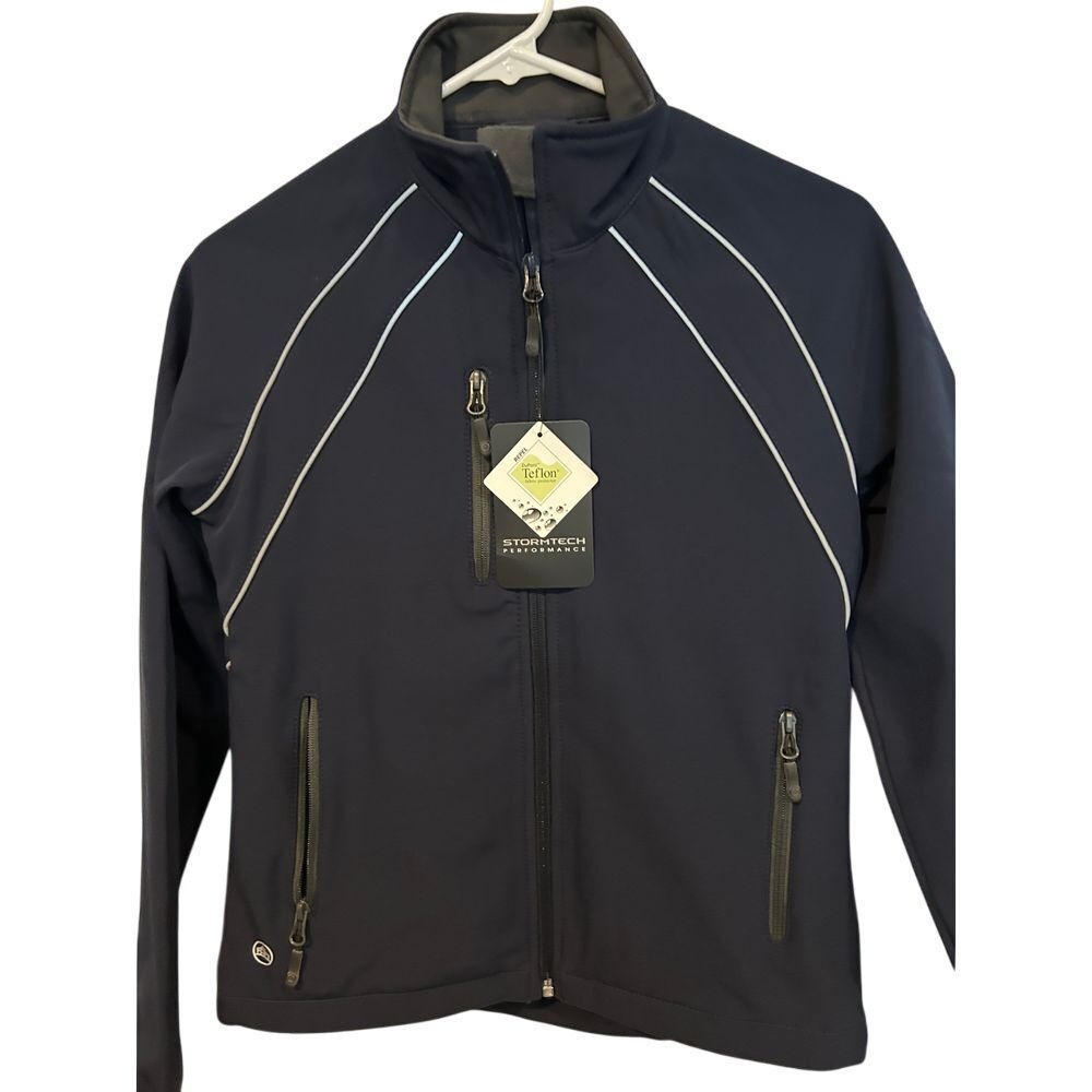 Stormtech Performance Softshell Jacket XS Womens Navy Blue‎ CXJ-3WC Full Zip New